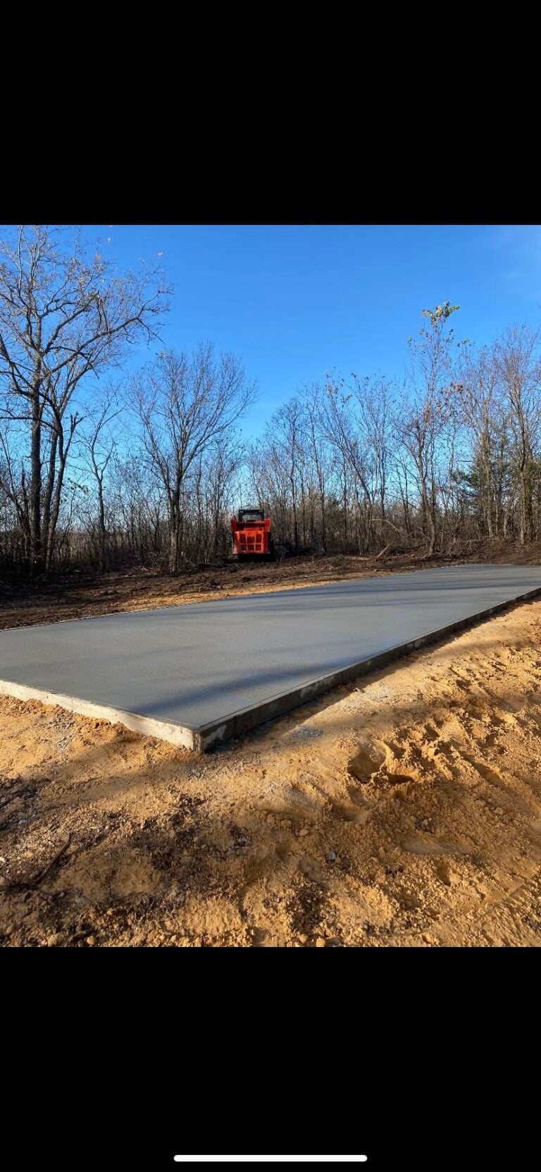 Clearing for house pad